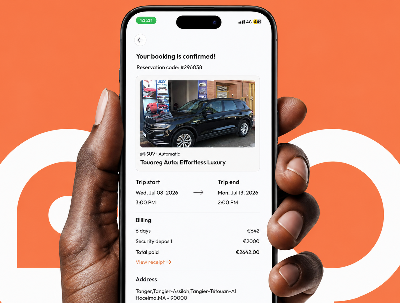 Man using MotoStream app